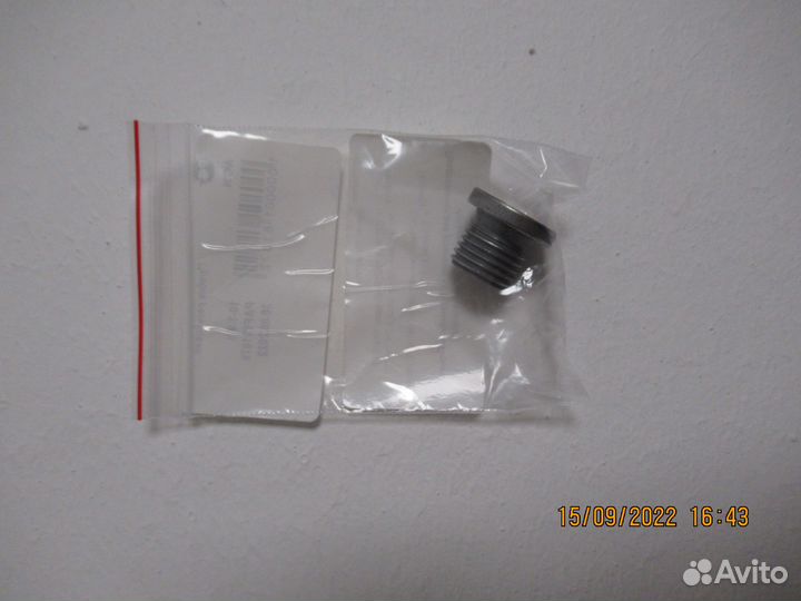 Пробка резьбовая Porsche PAF911679