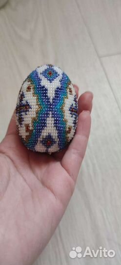 Пасхальное яйцо из бисера