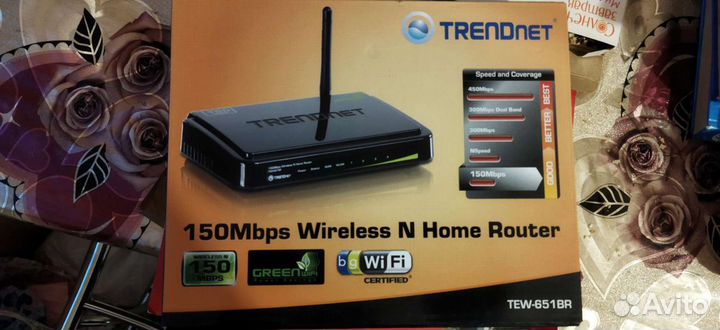 Wifi роутер trendnet tew 651br