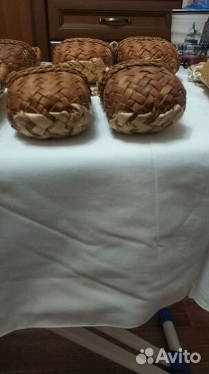 Сувенирные лапти из лыка и вяза. Самые красивые