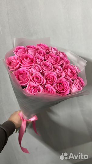 Розы розовые оптом