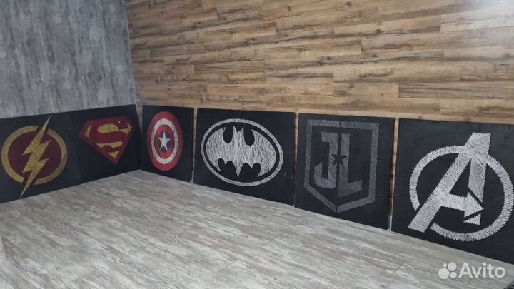 Картина в технике String Art (ручная работа)