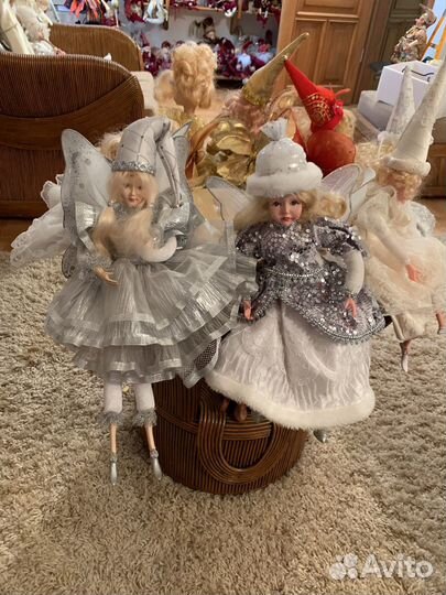 Фарфоровые музыкальные куклы феи