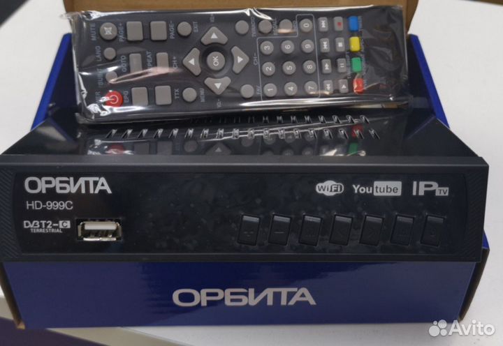 Цифровая тв приставка DVB-T2 Орбита HD-999C