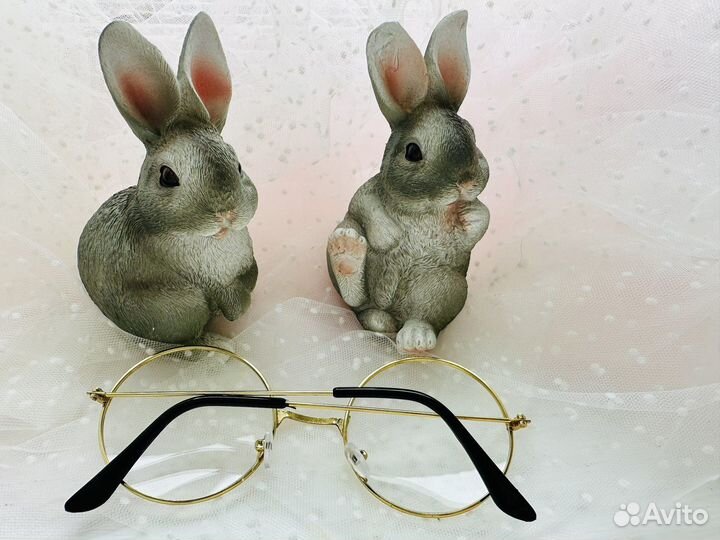 Зайчата милахи пасхальные фигурки