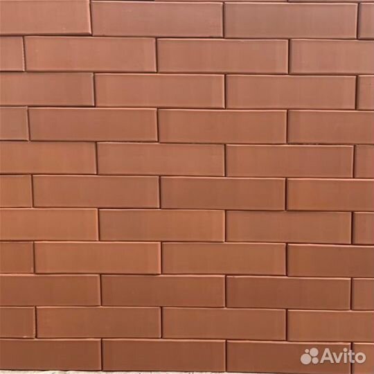 Кирпич облицовочный красный гладкий вкз