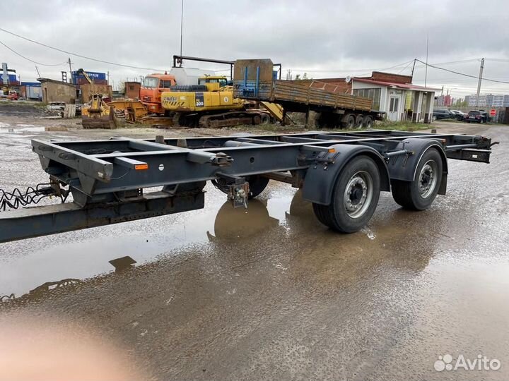 Прицеп бортовой Krone ZZW18, 2003