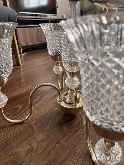 Люстра хрустальная СССР винтаж