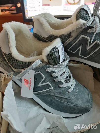 Продам кроссовки New balance, унисекс, р. 41 зима