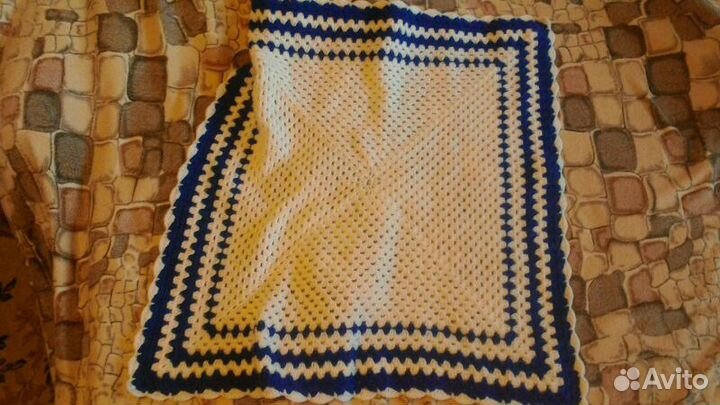 Пледы новые детские, ручная работа