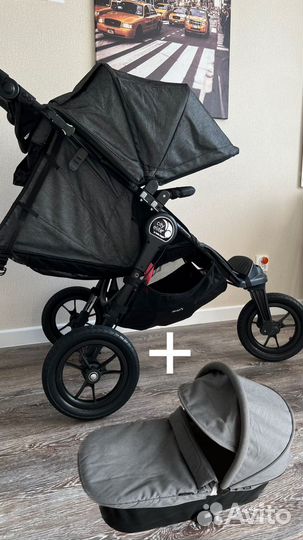 Коляска + люлька baby jogger elite
