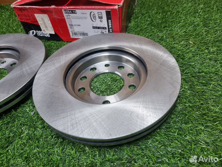 Диски тормозные перед Opel Astra G H Zafira A B