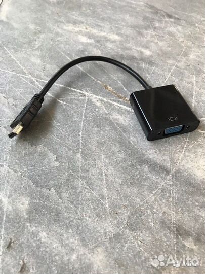 Hdmi to VGA адаптер / переходник / кабель чёрный
