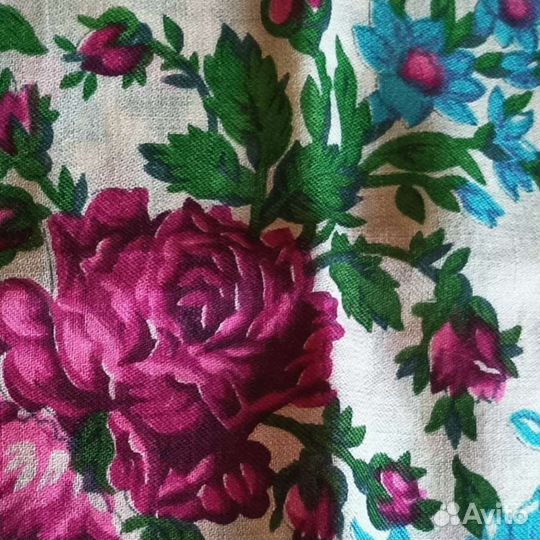 Павлопосадский платок старинный