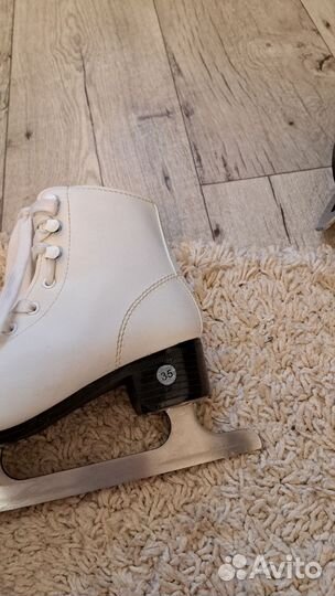 Коньки фигурные на девочку 35 раз Decathlon