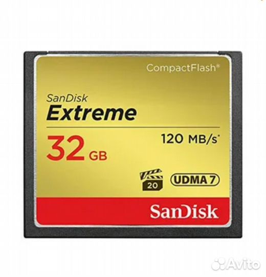 SanDisk Extreme CompactFlash 120MB/s 32Gb