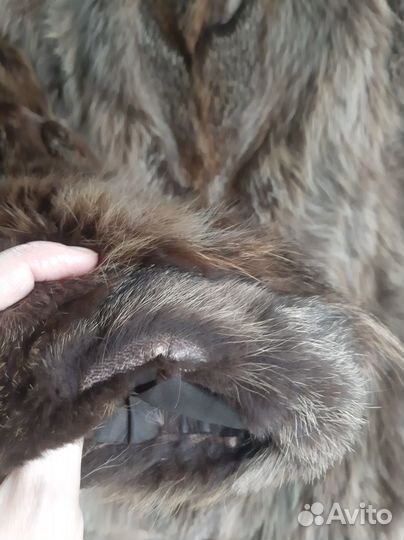 Шуба из меха лисы