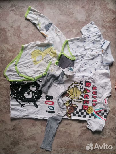Детские вещи пакетом на мальчика 80 86