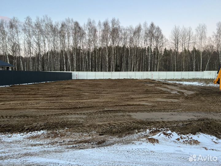 Отсыпка участка, планировка, благоустройво