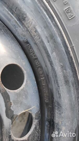 Летние колёса в сборе, разболтовка 4/100