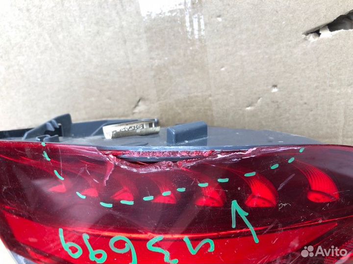 Фонарь наружный задний левый Mercedes-Benz