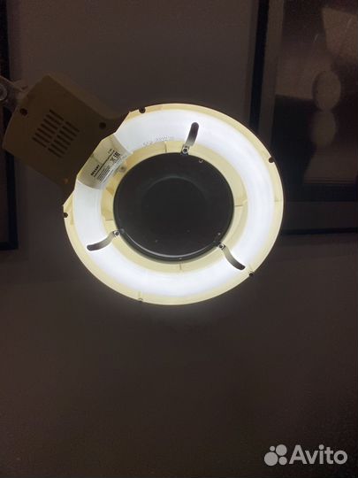 Лампа лупа настольная