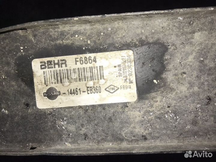 Радиатор интеркуллера Ниссан Навара Д40