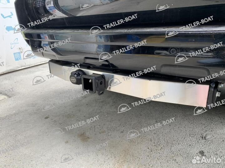 Фаркоп Lexus GX460 09-нв с нерж. наклад. под квадрат, 50мм 44752