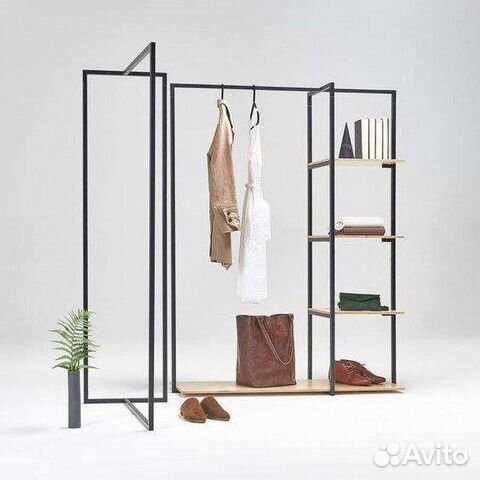 Стойки, вешало, рейлы, вешалки в магазин одежды