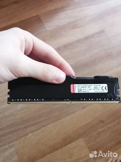 Оперативная память (х1) 8 GB HyperX Fury 2400 мгц