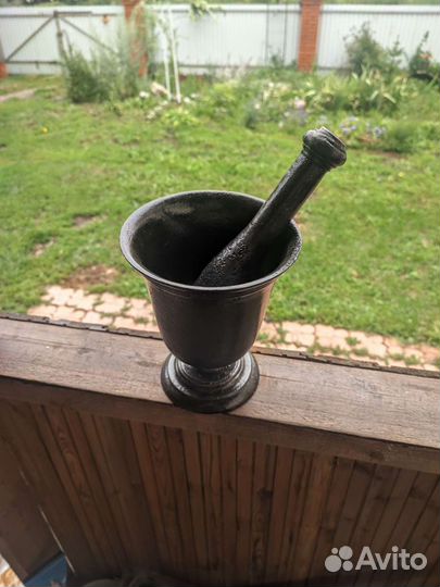 Ступка с пестиком реставрирована