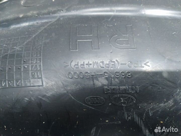 Подкрылок передний правый Solaris 17-20