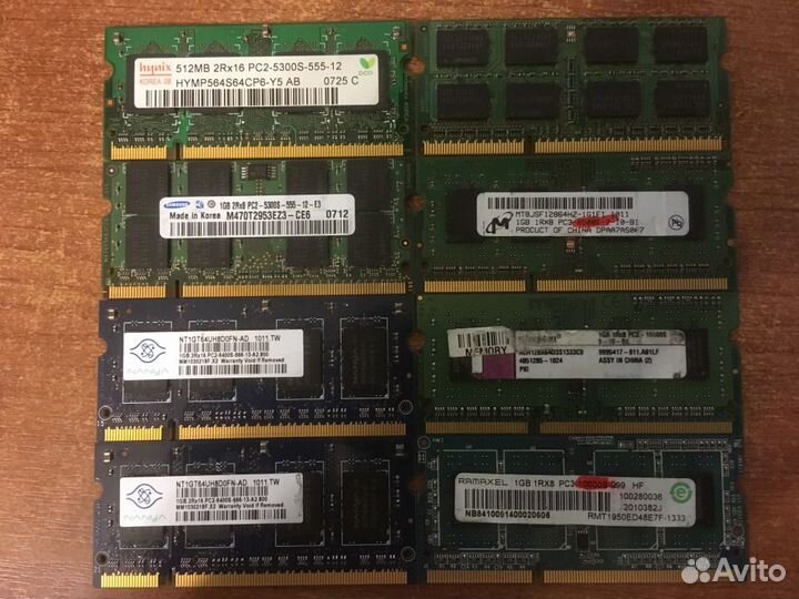Память для ноутбука so-dimm 2gb, 4gb, 8gb, 16gb