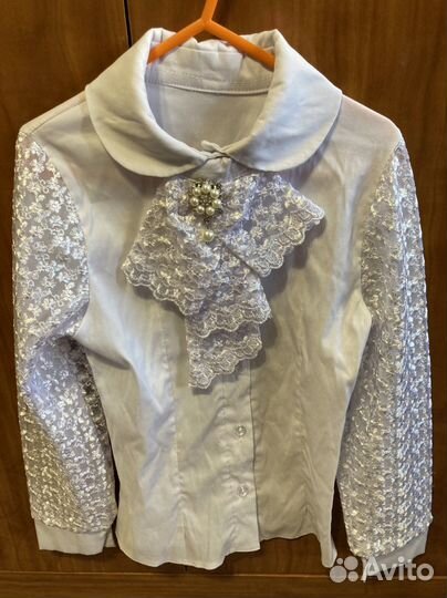 Школьная блузка 128