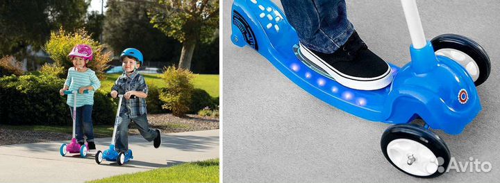 Трёхколёсный самокат Razor Lil Tek/Pop