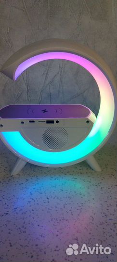 Беспроводная зарядка, ночник, блютуз колонка