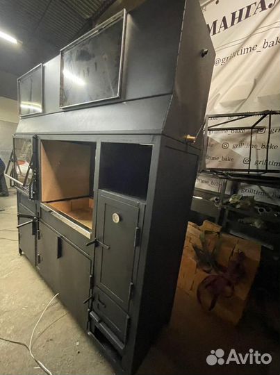 Мангал хоспер в ресторан с гидрофильтром