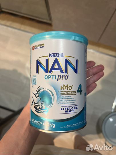 Nan opti pro 4 400г