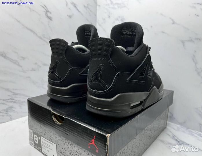 Кроссовки Nike Air Jordan 4 black cat