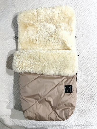 Конверт для коляски меховой kaiser