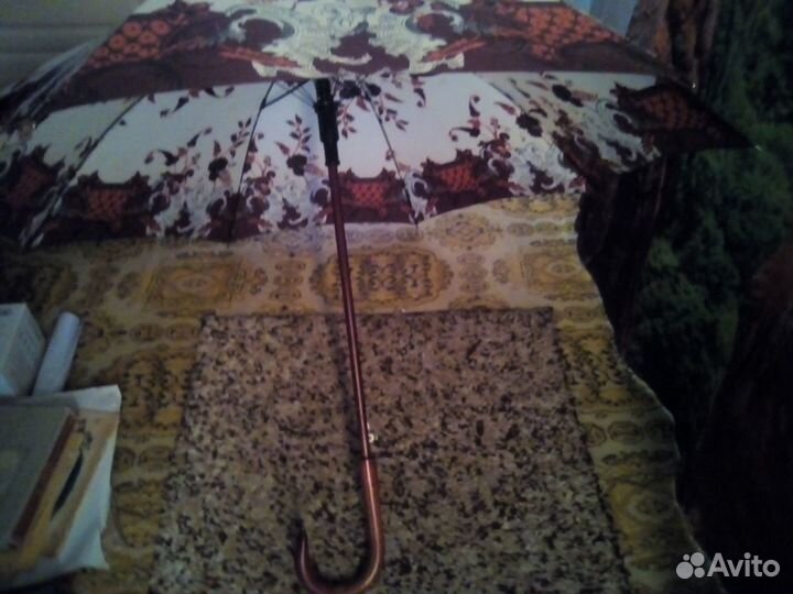 Красивый зонт-трость