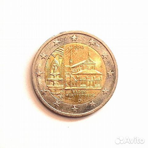 Памятная монета. Германия, 2013 г. Биметаллическая