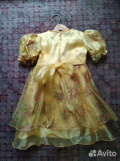 Детское нарядное платье, рост 116