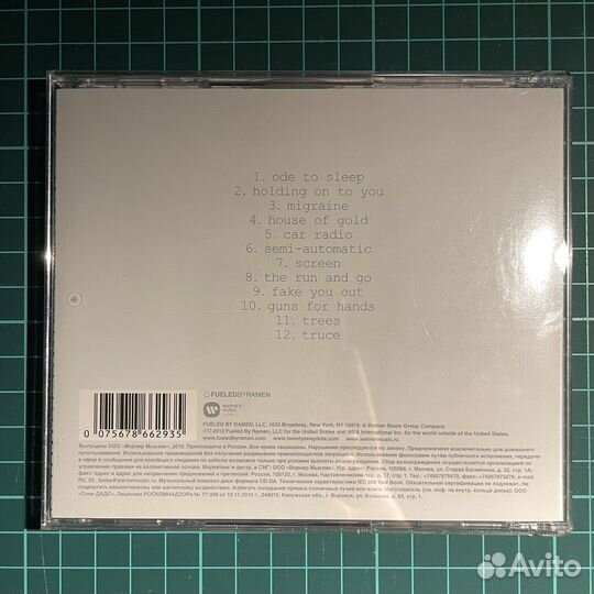 Cd диск twenty one pilots vessel