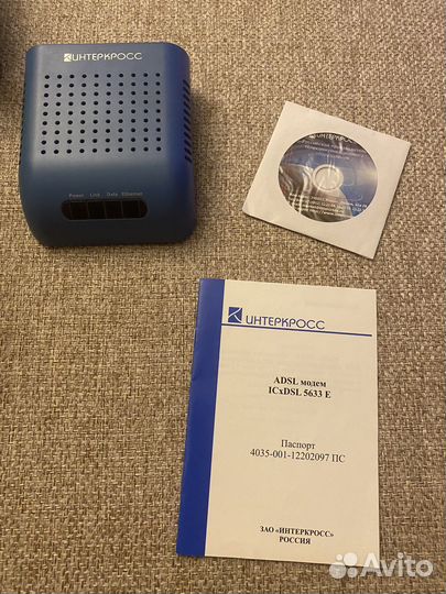 Adsl модем Интеркросс