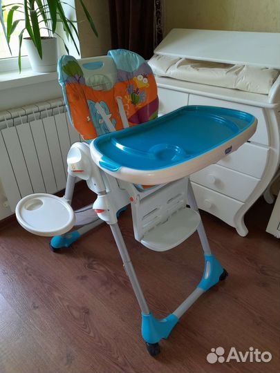 Стульчик для кормления chicco polly