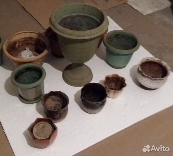 Цветочные горшки разного объема