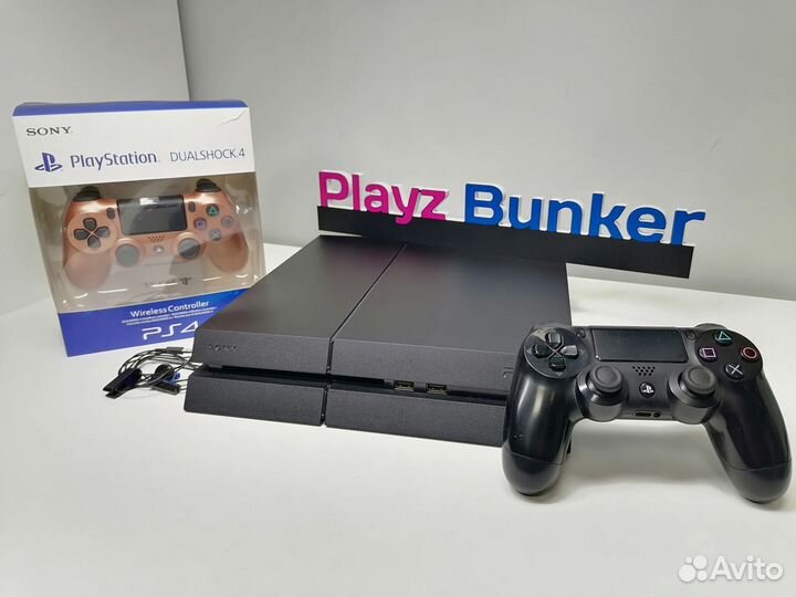 PS4 3rev +2джоя, классные игры