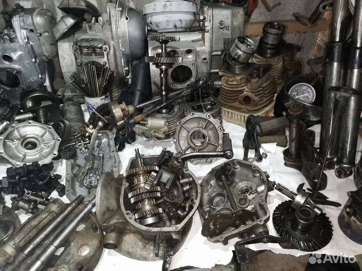 Двигатель картер блок Урал Днепр к750 м66