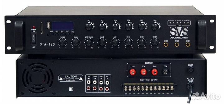 Микшер-усилитель SVS Audiotechnik STA-120